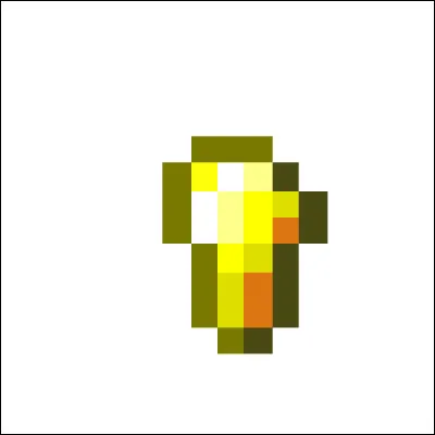 Citez-moi les objets pour constituer la recette de la pépite d'or.