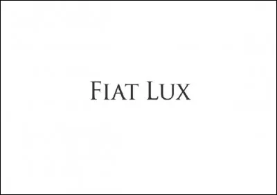 Que signifie la locution latine ''fiat lux'' ?