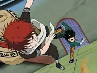 Rock Lee est le premier à avoir blessé Gaara.