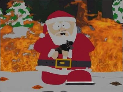 Contre quel autre personnage, le Père Noël est-il en conflit ?