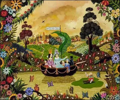 Qui a peint le "Nid flottant" ?