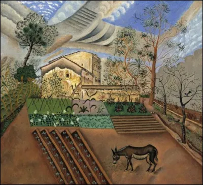 Qui a peint "Le potager à l'âne" ?