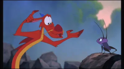 Comment s'appelle le dragon, ami de Cri-Kee dans "Mulan" ?