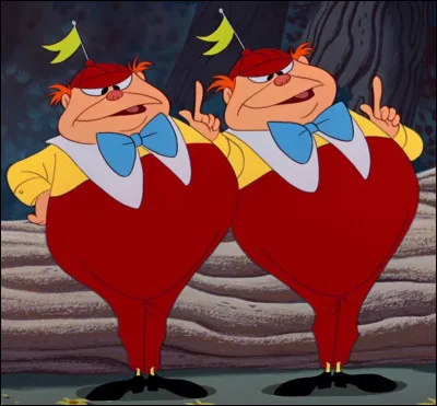 Quelle est l'histoire que les Tweedles racontent à Alice ?