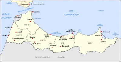 En 1912, avec quel pays d'Europe continentale l'Espagne se partage-t-elle le protectorat sur le Maroc ?