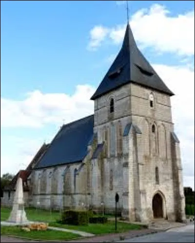 Nous sommes à présent en Haute-Normandie devant l'église Sainte-Christine de Ferrières-Haut-Clocher. Commune du pays d'Ouche, elle se situe dans le département ...