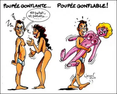 Devant une poupée - Qui fait ... quand on la touche !