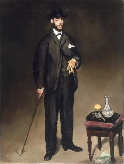 Tabouret en bas à droite, sur ce tableau représentant le portrait de Théodore Duret. À qui appartient cette uvre ?