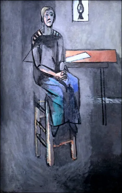 Qui a peint "Femme sur un tabouret" ?
