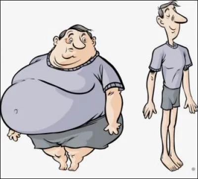 Préfères-tu être gros ou maigre ?