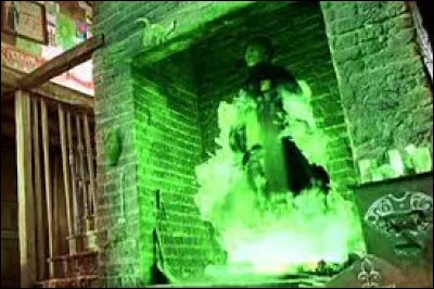 Dans quelle échoppe atterrit Harry Potter lorsqu'il utilise de la poudre de cheminette pour la première fois ?