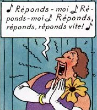 Il fallait être voyante, lors de sa 2e apparition en 1943 dans [titre de l'album], pour dire que la Castafiore chanterait toujours le même air 20 plus tard ! Lequel ?