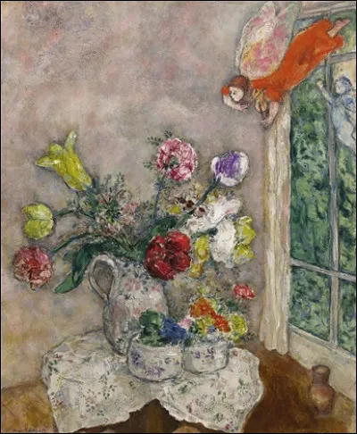 Qui a peint "La Cruche aux fleurs" ?