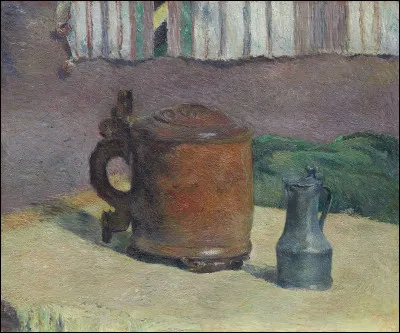 Voici sa "Nature morte &agrave; la cruche d'argile et &agrave; la tasse" :