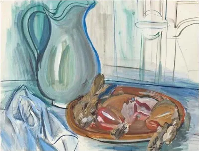 Qui a peint "Nature morte au lapin et &agrave; la cruche" ?
