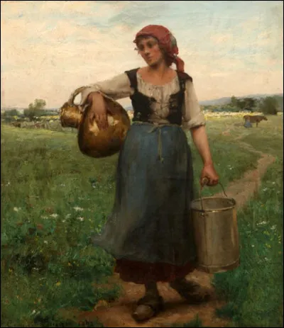 Qui a peint "La Laiti&egrave;re &agrave; la cruche" ?