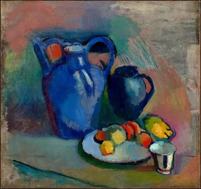 Qui est le peintre de "Nature morte &agrave; la cruche bleue" ?