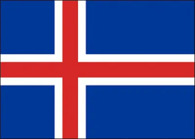 Ce drapeau est celui de l'Islande.