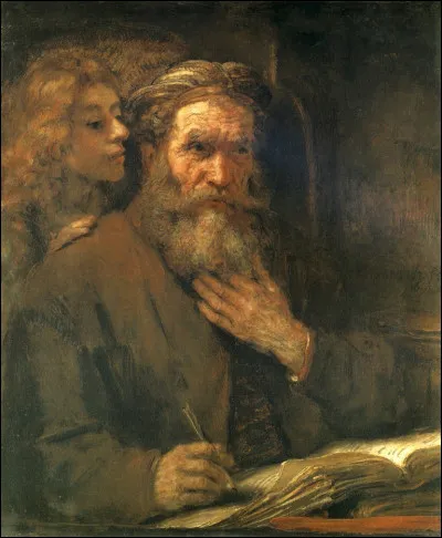 "Mathieu et l'Ange"... est un tableau de :