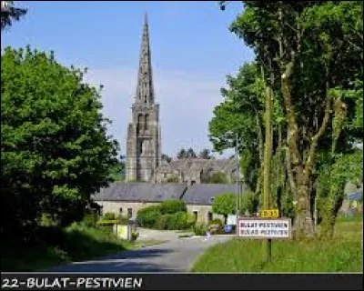 Nous sommes en Bretagne, à l'entrée de Bulat-Pestivien. Commune de l'arrondissement de Guingamp, dans le Pays Fañch, elle se situe dans le département ...