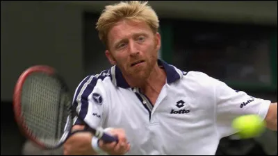 Ce joueur de tennis allemand, qui a remporté, entre 1985 et 1966, six tournois du Grand Chelem - Wimbledon, l'US Open et l'Open d'Australie, c'est ... Becker.