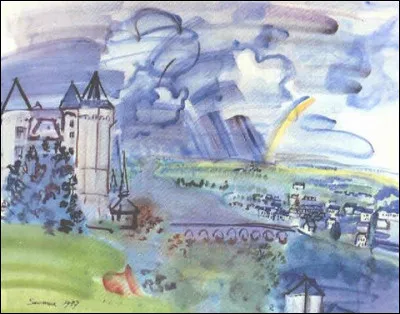 Qui est le peintre du "Château de Saumur" ?