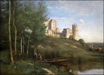 Qui a représenté "Les Ruines du château de Pierrefonds" ?