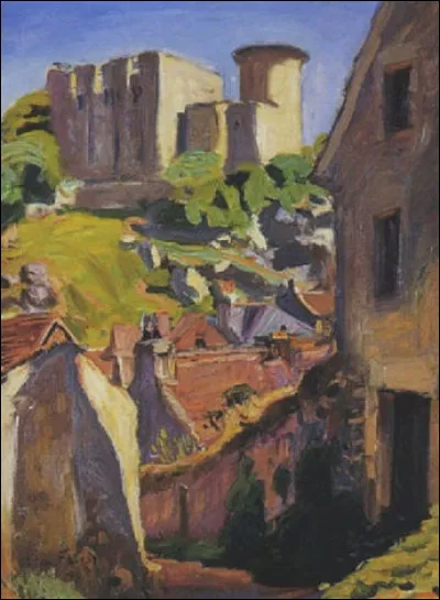 Qui a peint "Le Château-fort de Falaise" ?