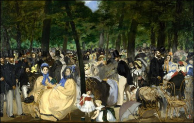 Qui a peint "La Musique aux Tuileries" ?
