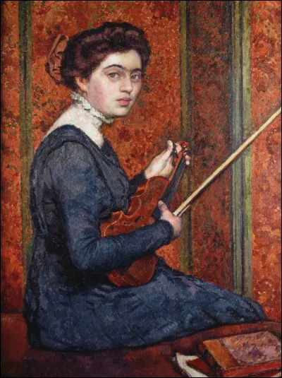 Qui a fait le portrait de Renée Druet au violon ?