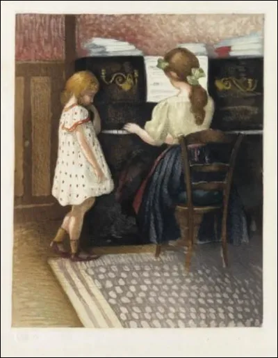 Qui a représenté "La Leçon de piano" ?