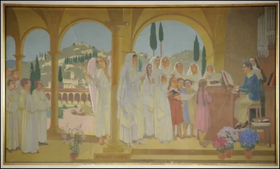 Qui est le peintre de "La Musique Sacrée" ?