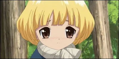 Que porte Suika sur la tête pour cacher sa maladie des yeux ?