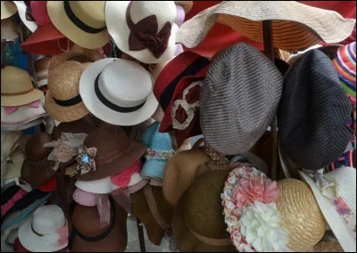 Par quel mot désigne-t-on la collection de chapeaux ?