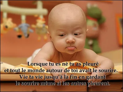 Quand es-tu né ? (Si tu es né en avril ou en novembre, mets ce que tu veux, la question suivante et pour toi.)