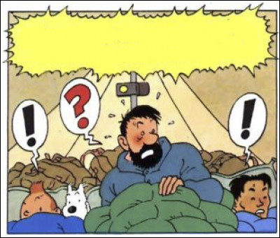 N'allez pas croire des choses : Tintin n'est pas seul, mais c'est en tout bien, tout honneur ! Qu'est-ce qui tire les trois compères du sommeil des justes ?