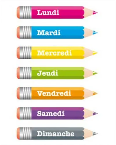 Quels sont les jours que vous préférez ?