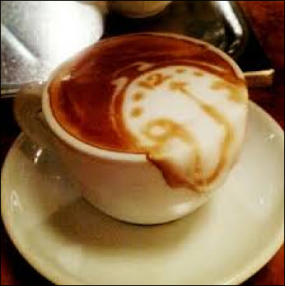 Art - À quel peintre pensez-vous en voyant ce cappuccino ?