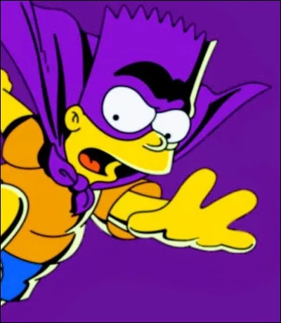 Comment s'appelle Bart quand il joue au super-héros ?
