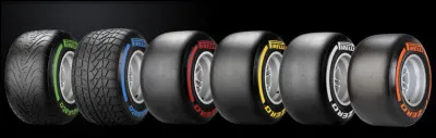 En 2018, combien de types de pneus pour piste sèche, Pirelli a-t-il produits pour cette saison ? (Image non contractuelle)