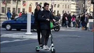 Transporter un passager sur mon EDPM peut être sanctionné d'une amende de :