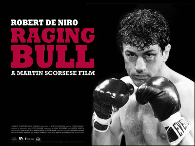 Le film de Martin Scorcese "Ragging Bull" retrace la vie d'un boxeur incarné par Robert De Niro :