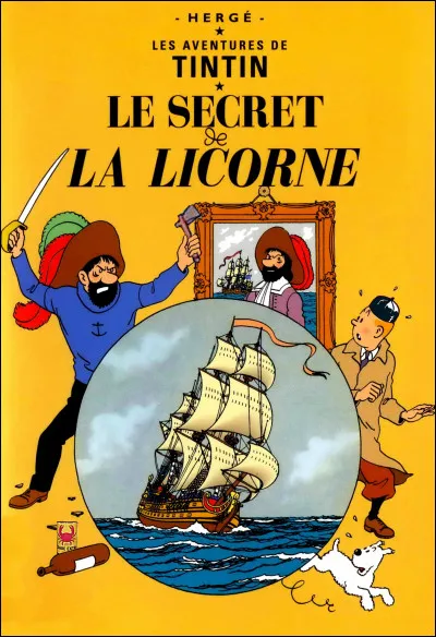 Encore trois détails incongrus se sont glissés dans la couverture originelle du "Secret de la Licorne". Pourrez-vous les découvrir ?