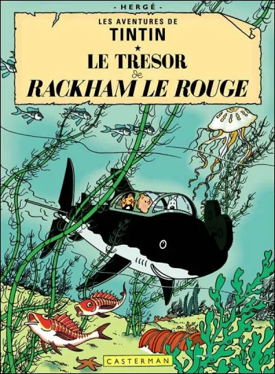"Le Trésor de Rackham-le-Rouge" > Retrouvez les 3 descriptions désignant les éléments superflus de cette couverture !