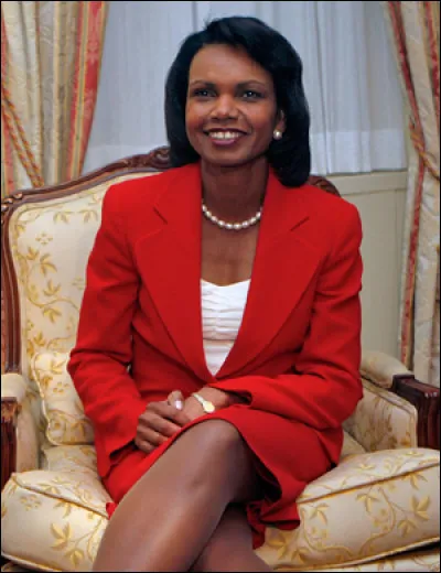 Elle a été conseillère à la Sécurité nationale entre 2001 et 2005 sous le premier mandat de George W. Bush, puis secrétaire d'État entre janvier 2005 et janvier 2009. C'est ...