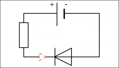 Pour la physique chimie. Regardez ce schéma et dites-moi si le courant peut passer.