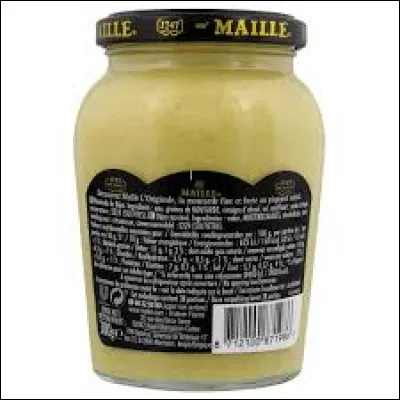 La moutarde peut être fine et forte ou plutôt douce ; elle provient de/d'...