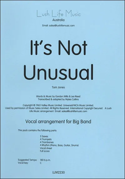 Qui a chant&eacute; ''It's Not Unusual'' ?