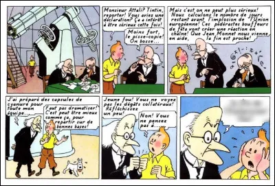 Rions un peu > Ceci est un plagiat du défunt site "Un faux graphiste" : qu'est-ce qui effraie tant le professeur Callys (alias Jacques Attali et Tintin ?