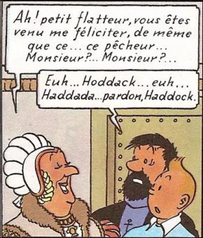 Il faut dire que l'infortuné Capitaine, lors d'une précédente rencontre, avait été quelque peu balbutiant... C'était dans quelle aventure, déjà ?